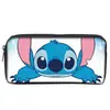 Bolsa para Lápices Stitch Periférico de Animación Bolsa para Lápices de Una Capa Bolsa para Artículos de Papelería para Estudiantes y Niños Bolsa para Lápices con Estampado de Dibujos Animados