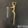 Abrebotellas de latón llavero con cucharilla para orejas colgante cucharilla para orejas de cobre puro picadientes para cera de oído adornos de artesanía metálica