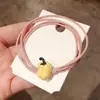Anel de Cabelo Coração de Menina Legumes Celebridade da Internet Coque Rabo de Cavalo Acessórios de Cabelo Pequeno Fresco Simples Coreano Corda de Cabelo