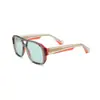 Gafas de sol retro de moda europea y americana, montura grande cuadrada, doble puente, para hombre, conducción, exteriores, protección UV, para mujer