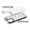 Para Apple 12/11 funda de teléfono de PC serie completa funda de teléfono por transferencia térmica moda personalidad consumibles en blanco