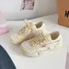 Tênis de Bico Redondo para Mulheres, Casual e Versátil, Novo Modelo 2026, Sapatos Planos Esportivos Respiráveis de Solado Fino, Tênis de Treino Alemão de Nicho 88-7905
