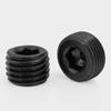 Plugue sextavado preto plugue de rosca fina métrica plugue de parada de anteparo plugue de tubo M5M6M8M10 * 0.8/1/1.5
