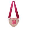 2025 Primavera/Verano Nueva Moda Bolso Moderno en Forma de Corazón Bolso de Hombro Simple y Moderno Bordado Dulce Personalidad Bolso Bandolera para Mujer