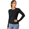 Fábrica de origen [procesamiento y personalización] Etiqueta privada OEM / Personalización ODM / Nuevo estilo 2026 ropa de yoga sin costuras de manga larga