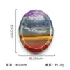 Cristal Natural Amatista Jade Piedra Colorida Gema Natural Empalme Artesanía Colgante Adornos Suministro Transfronterizo