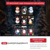 Novas Decorações de Natal de Papai Noel Transfronteiriças Adesivos Eletrostáticos Grades de Janela Layout de Cena Porta de Vidro Adesivos de Boneco de Neve