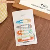 Conjunto de presilhas de cabelo Dopamina, presilhas fofas de desenho animado para franja de meninas, presilhas BB versáteis e estilosas, presilhas para franja lateral, atacado