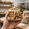 Pegatinas Magnéticas para Refrigerador de Panadería de Dibujos Animados Pegatinas Magnéticas de Comida Simulada en Relieve de Resina 3D Regalos Decorativos
