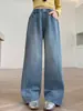 Jeans Holgados de Pierna Ancha para Niña Primavera y Otoño 2026 Pantalones Largos Rectos Adelgazantes para Niña Pantalones Casuales de Largo Completo Ropa de Otoño