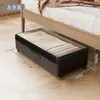 Caixa de Armazenamento Transparente com Tampa Flip-Top para Base de Cama Amazon, Organizador de Roupas e Brinquedos à Prova de Poeira para Espaço Sob a Cama