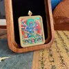 Tíbet Nepal Thangka Pintado a Mano Mahakala Núcleo de Tarjeta 4*5
