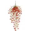 Venda Direta de Fábrica Videira Violeta Simulada Flor Falsa Orquídea Aranha Casamento Decoração de Interiores Enfeites Flor de Seda Adereços Atacado