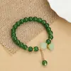 Accesorios Estilo Chino Pulsera Pulsera de Aventurina Estilo Étnico Hebilla de Seguridad para Mejor Amiga Pulsera de Cristal Joyería para Transmisión en Vivo Venta al por Mayor