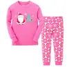 Explosiones ropa infantil niña niña bebé caricatura manga larga ballena ropa de casa traje pijama D13