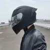 Casco para Motocicleta Eléctrica Jiekai para Hombre y Mujer, Casco Integral de Doble Lente, Cobertura Total, Bluetooth Universal para Coche de Calle, para Todas las Estaciones