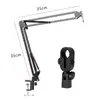 Soporte a Prueba de Golpes para Micrófono Levitt 240 Karaoke Transmisión en Vivo Clip para Micrófono de Condensador Soporte de Brazo de Escritorio de Pie Accesorios