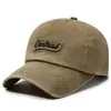 Gorra de Béisbol Lavada Vintage Transfronteriza para Hombre con Bordado, Protección Solar, Sombrero Versátil para Exteriores de Pareja