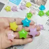 Colgante Pentagrama Acrílico Colorido Llavero DIY Accesorios para Bolsos Joyería Colgante de Perla Estrella Color Caramelo