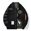 Jaqueta bomber masculina moderna e popular, estilosa, reversível, estilo americano, peça de outer wear casual versátil para jovens, disponível em estoque do fabricante