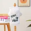 PETCIRCLE Roupas para Pets para Primavera e Outono, Cães Pequenos e Filhotes, Moletom com Capuz Bordado Fofo à Prova de Frio e Vento para Pets