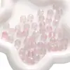 Cuentas Redondas de Vidrio Perlado Corte Hielo Tierra 10mm Cuentas Sueltas Pulsera DIY Collar Cadena de Teléfono Joyería Al por Mayor