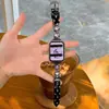 Pulseira de RelógioCompatível com pulseira de relógio Xiaomi 9 Pro, metal duplo diamante gato KT 8 Pro Redmi 654 pulseira de pulso feminina