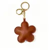 Llavero de Flor para Bolso DIY Estilo Nuevo Piel Sintética Lindo Simple Dibujo Animado Colgante para Llave de Bolso Colgante para Mochila