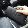 La primera capa de billetera larga de cuero bolsa para teléfono móvil billetera personalizada en relieve clutch de mano para hombre y mujer chico de espíritu social