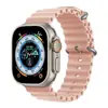 Adequado para Pulseira Apple Watch S10 Pulseira de Silicone Geração 1-9 Seultra Estilo Oficial Oceano Pulseira Onda