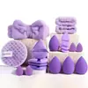 Popular Set de Esponjas y Brochas de Maquillaje, Herramientas Completas de Maquillaje de 33 Piezas, Esponja Limpiadora Facial, Borla para Polvo, Set Combinado de Envío Directo Xiyin