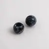 Pulsera de Acrílico con Cuentas Redondas de Agujero Grande Estilo Chino de Dos Tonos Imitación Jade Pulsera Flor para Zapatos Cubo de Cuentas Ropa DIY Accesorios de Joyería