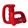 Venta al por mayor de mancuernas de boxeo para aeróbicos, mancuernas de mano con forma de D para entrenamiento de velocidad de boxeo, ejercicios de resistencia física
