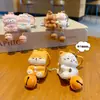 Llavero Colgante Pareja de Animales Lindo Creativo Estilo Nuevo Accesorio Pequeño para Mochila de Pareja Decoración Llavero Regalo