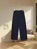 Boutique de Lujo2026 Nuevo Verano Delgado Versátil Casual para Viajar Pantalones Banana de Pierna Ancha Curva para Mujer