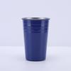 Taza de Cerveza de Acero Inoxidable 304 de una Capa Transfronteriza, Taza de Café Portátil con Borde Enrollado, Vaso Deportivo para Agua, Vaso para Coche para Exterior, Venta al por Mayor