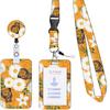 Lanyard negro de poliéster impreso con mariposa de epoxi, hebilla de fácil extracción, fácil de tirar, para identificación de teléfono móvil, mariposa con cubierta deslizante de empuje, tarjetero