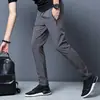 Calças Masculinas Primavera e Outono Calças Casuais Calças Versáteis Calças Esportivas Largas Masculinas Calças da Moda Masculinas para Meia-idade Verão