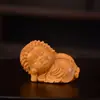 Enfeites de Escultura em Madeira de Cipreste, Artesanato, Itens de Mão, Pingentes dos Doze Animais do Zodíaco, Lembranças de Mesa, Wukong de Madeira
