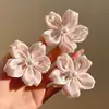 Pinza Broche Romántica de Flor Rosa Super Hada de Flor de Cerezo para Mujer, Pinza Lateral para el Cabello, Pinza para el Flequillo, Accesorio Versátil para el Cabello