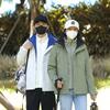 618 Chaqueta de Invierno para Pareja al Aire Libre Más Vendida, Chaqueta de Montañismo Gruesa Tres en Uno con Forro Polar para Hombre y Mujer