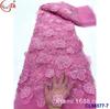 Adesivo de Casamento Estilo Europeu Bordado com Lantejoulas Renda Perspectiva Tecido de Renda com Lantejoulas para Noiva