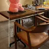 Mesa y Silla de Restaurante Restaurante Occidental Restaurante de Té Qingba Restaurante Japonés Restaurante con Música Restaurante Temático Combinación de Mesa y Silla de Madera Maciza