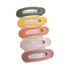 Pinza Lateral Grande Simple de Color Sólido Estilo Japonés Pinza para Mechones Pequeños Delanteros de Niña Nuevos Accesorios para el Cabello Primavera 2025