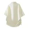 Moda Verão Nova Tendência Leve Camisa Polo Business Verão Novo Estilo Tricot Respirável Gola Seagull Manga Curta Camiseta para Homens