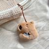 Lindo muñeco de peluche de dibujos animados Kapibala, carpincho, conejillo de indias, colgante para jardín de infantes, regalo creativo para abrir