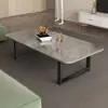 Mesa de café de pizarra para sala de estar, Mesa de café simple para uso doméstico, Mesa de café pequeña móvil, Mesa de café para casa de alquiler, Mesa de café de una sola capa, Uso en oficina y comercial