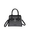 Bolso de moda de diseño de nicho para mujer, otoño 2024, nuevo bolso cuadrado pequeño portátil, bolso cruzado de un solo hombro de moda para mujer