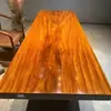 Mesa de Chá Okan de Madeira Maciça Placa Grande Estilo Chinês Mesa e Cadeira de Escritório para Chefe Combinação de Troncos
