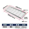 Orificio de Ventilación Disipación de Calor Negro Plateado Gabinete para Zapatos Rectangular Malla Transpirable Gabinete de Ventilación Armario de Vestir Aleación de Aluminio Malla Transpirable